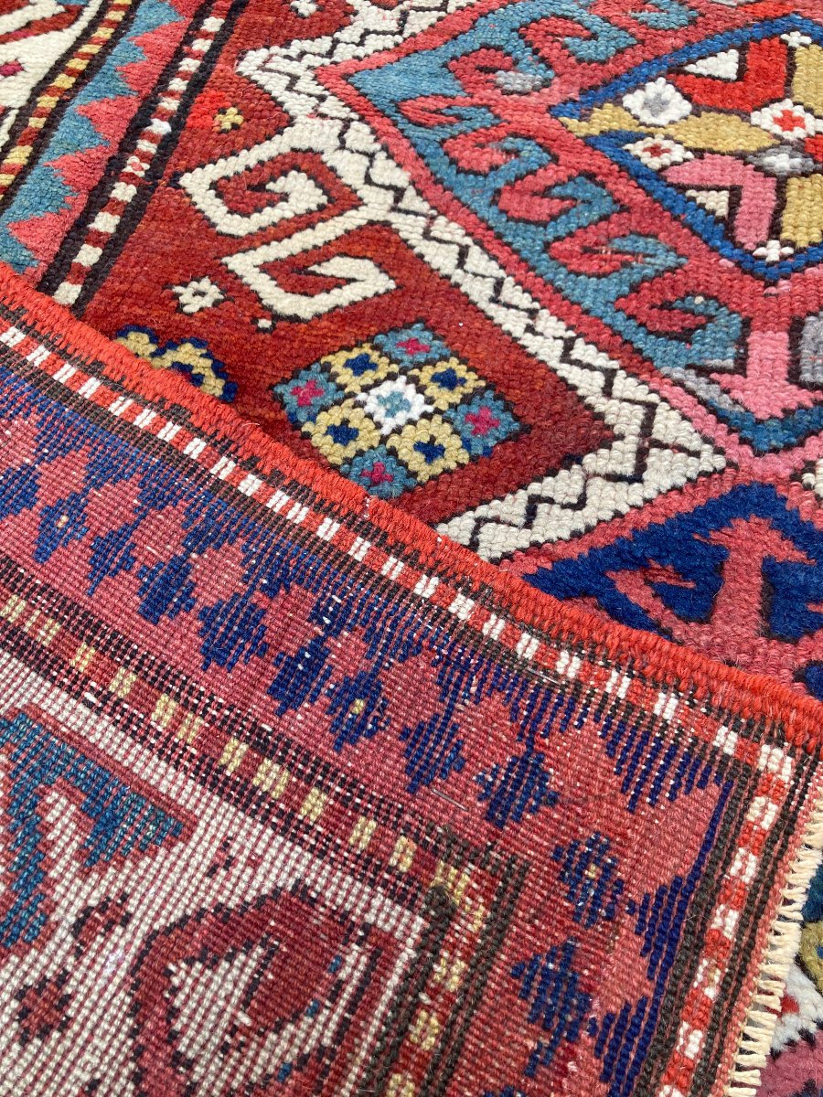 Tapis Kazakh. Caucase. Circa 1880. 165 x 110 cm-photo-5