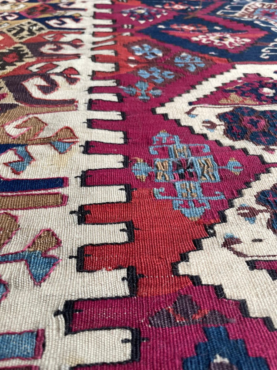 Kilim Reyhanlı. Anatolie. Circa 1870. 277 x 81 cm-photo-3