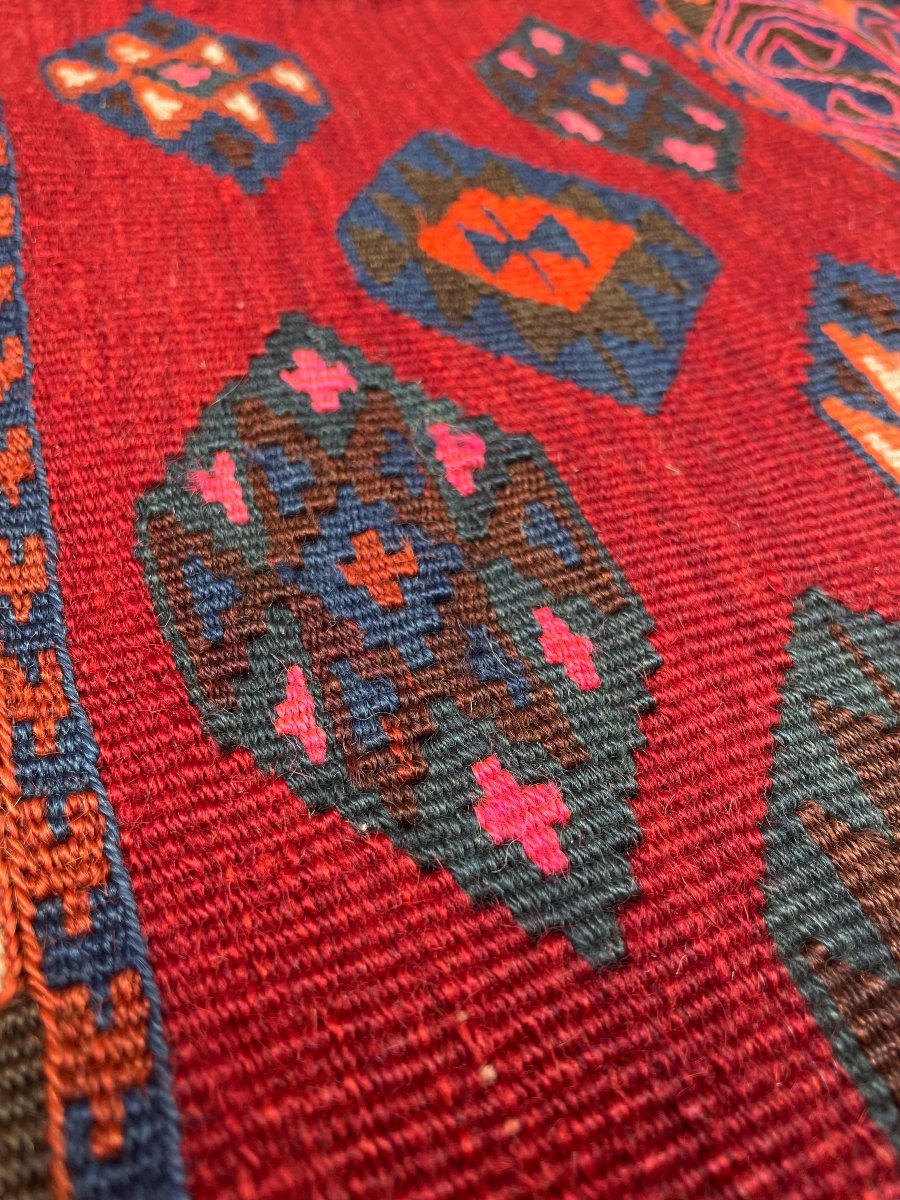 Kilim Hakkari - Anatolia. Circa 1880. 238x 168 Cm-photo-7