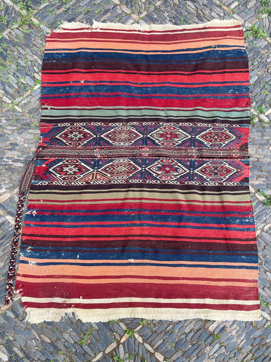 Kilim / Cuval Dazkiri. Anatolia. Circa 1870. 156 X 107 Cm-photo-2
