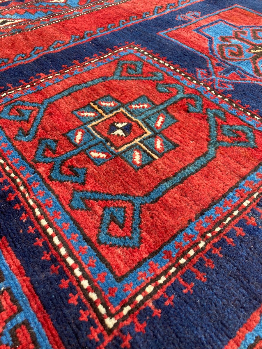 Tapis Kazakh - Fachralo.Caucase. Circa 1920. 245 x 147 cm-photo-1