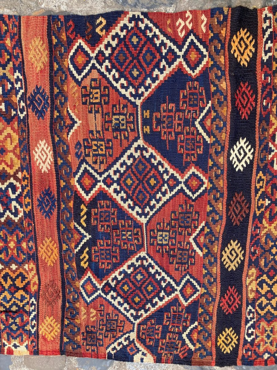 Kilim Adiyaman - Anatolie. Circa 1880. 130 x 83 cm-photo-3