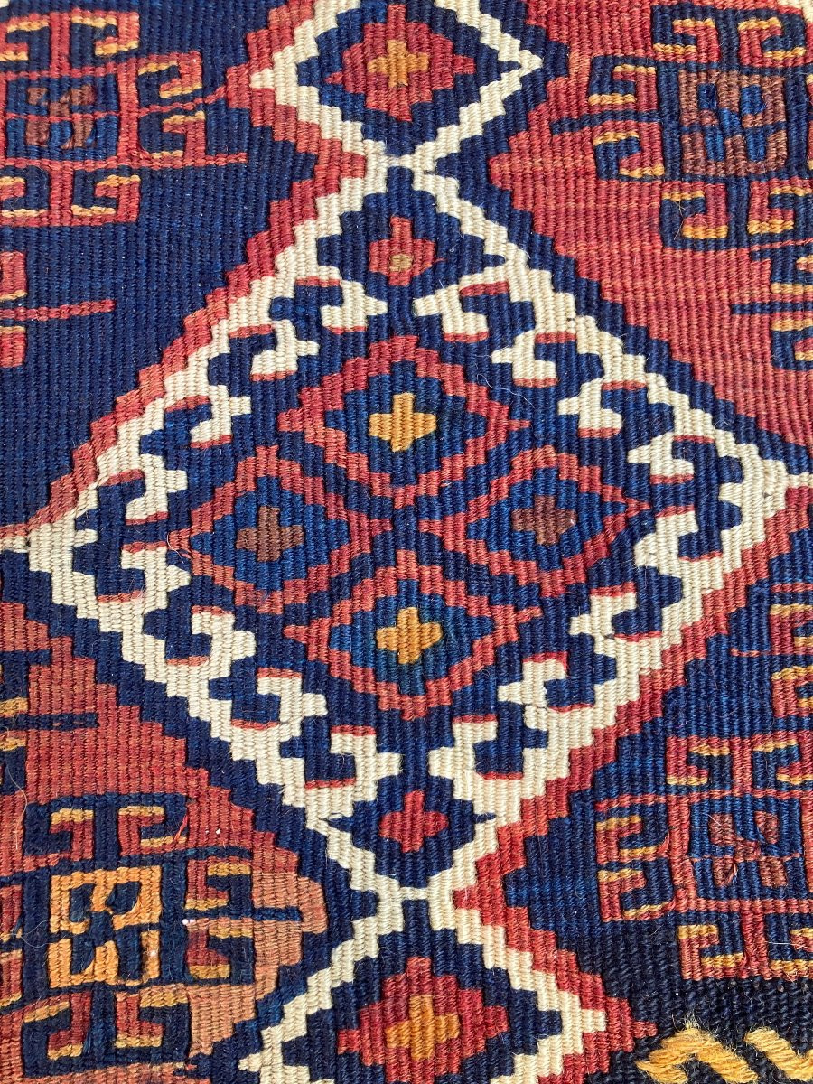 Kilim Adiyaman - Anatolie. Circa 1880. 130 x 83 cm-photo-4