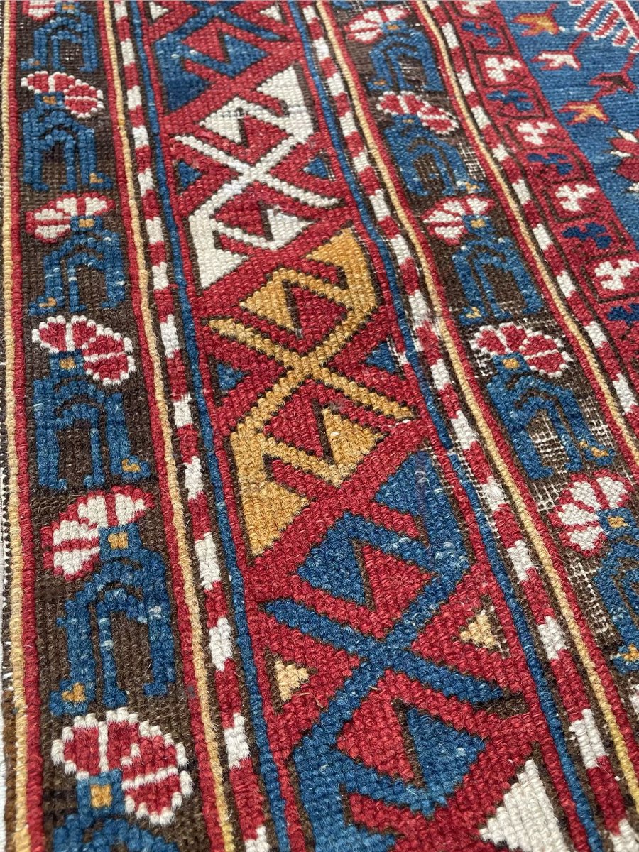 Tapis Kuba. Caucase. Fin 19 ième. 193 x 120 cm-photo-3