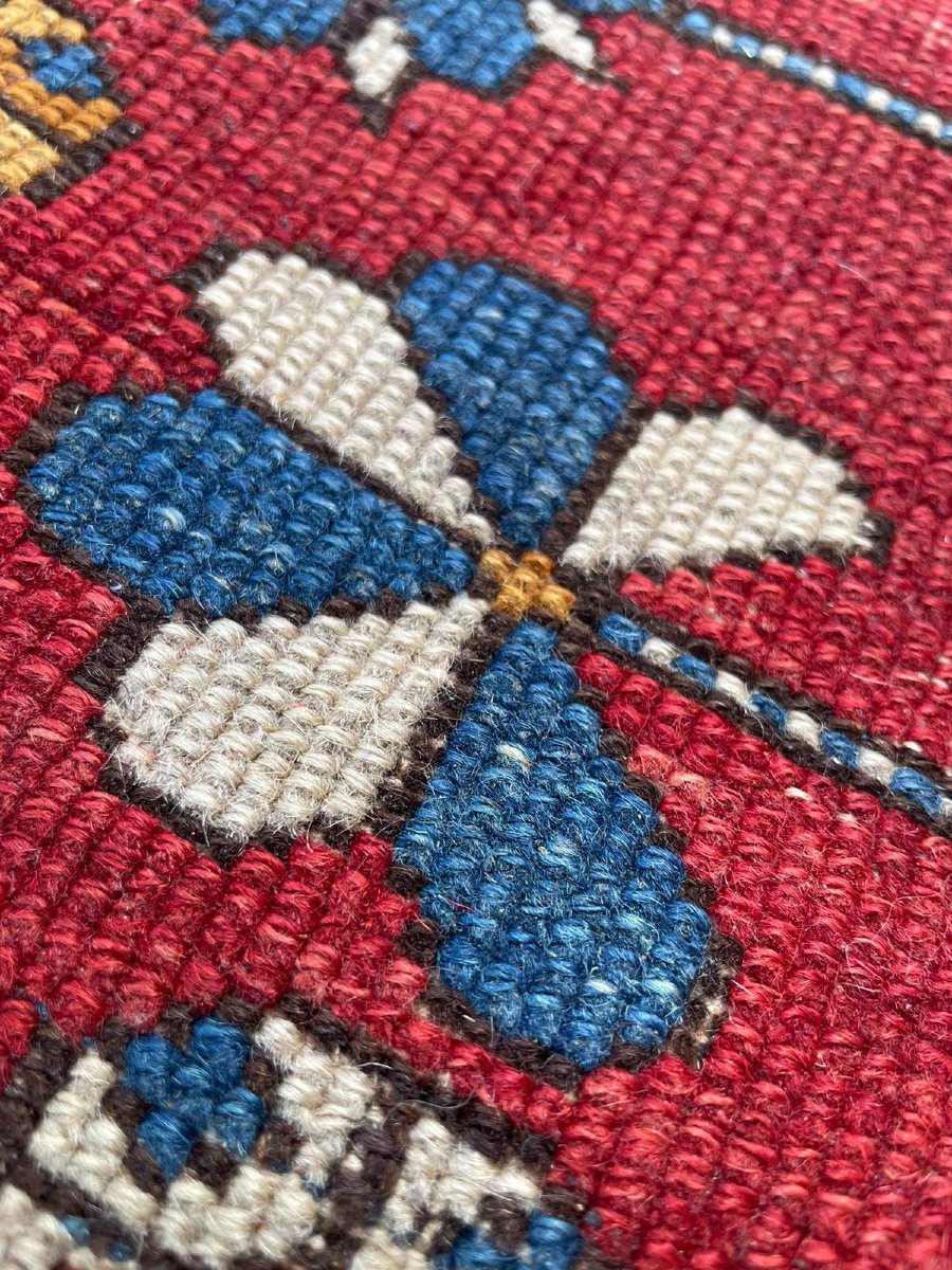 Tapis Kuba. Caucase. Fin 19 ième. 193 x 120 cm-photo-5