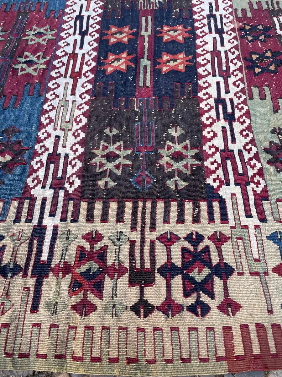 Kilim Reyhanlı. Anatolia. Circa 1880. 190 X 150 Cm-photo-3