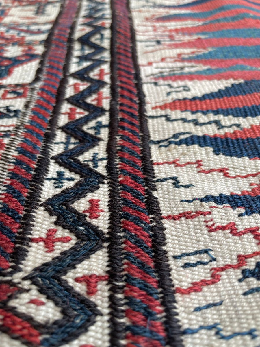 Double Open Dromedary Bag. Bathiyari - Persia. Circa 1880. 230 X 93 Cm-photo-2