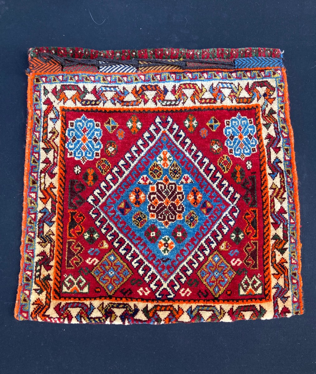 Khorjin (satchel) Qashqai. Persia. Circa 1900. 60 X 60 Cm