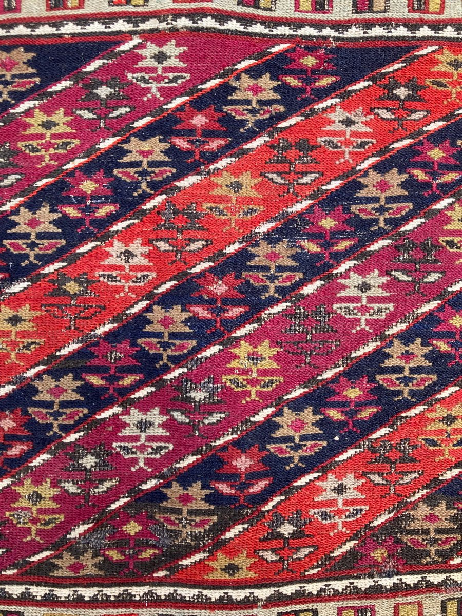 Fragment Maffrash Shahsaven. Persia. Circa 1880. 100 X 43 Cm-photo-4