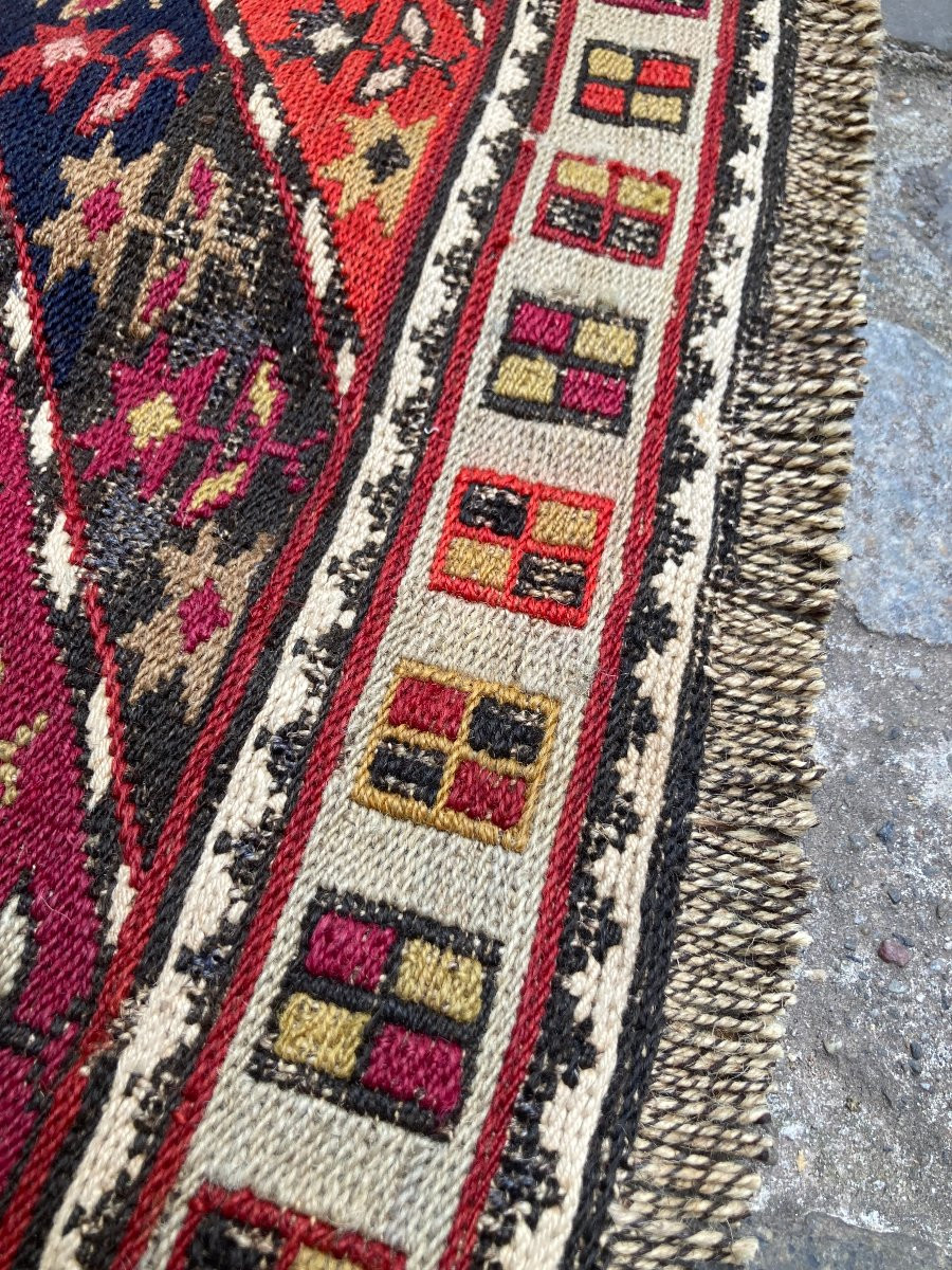 Fragment Maffrash Shahsaven. Persia. Circa 1880. 100 X 43 Cm-photo-4