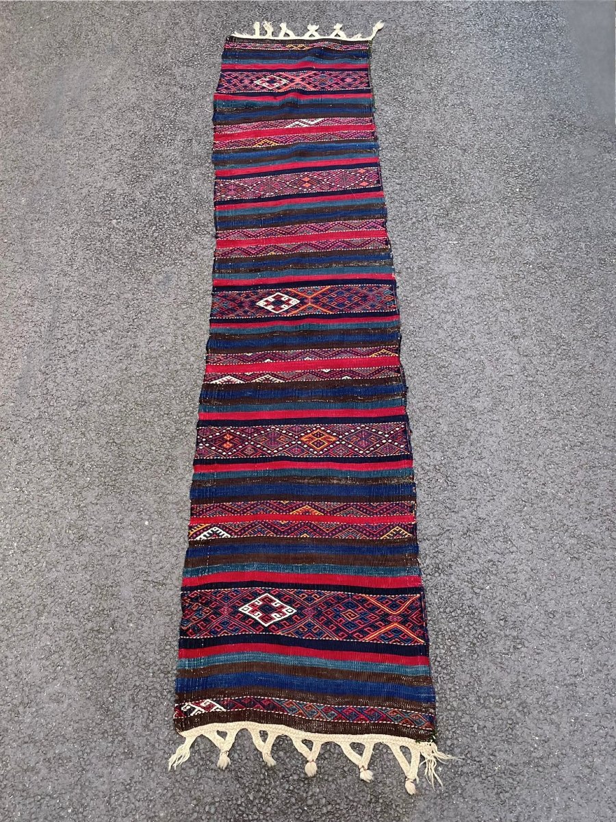 Kilim / Galerie Adyaman - Anatolie. Circa 1880. 285 x 65 cm-photo-2