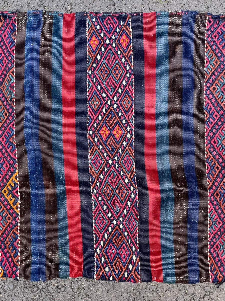 Kilim / Galerie Adyaman - Anatolie. Circa 1880. 285 x 65 cm-photo-4