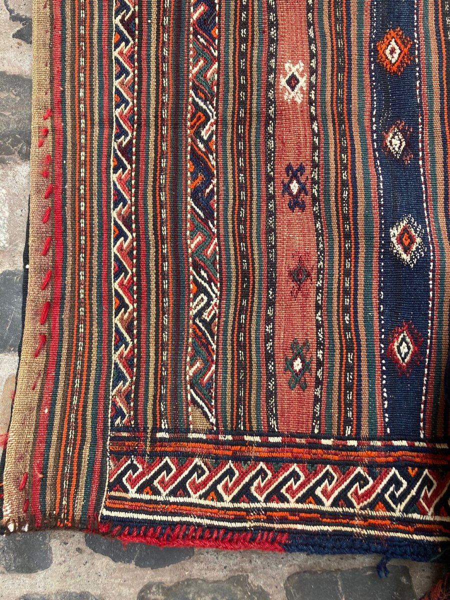 Carpet / Satchel. Persia. Late 19th Century. 97 X 75 Cm-photo-1