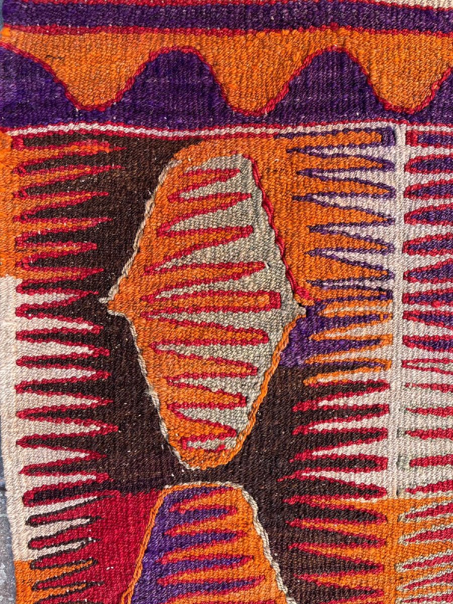 Kilim Mut - Monts Taurus. Anatolie. Milieu 20 ième. 120 x 85 cm-photo-4