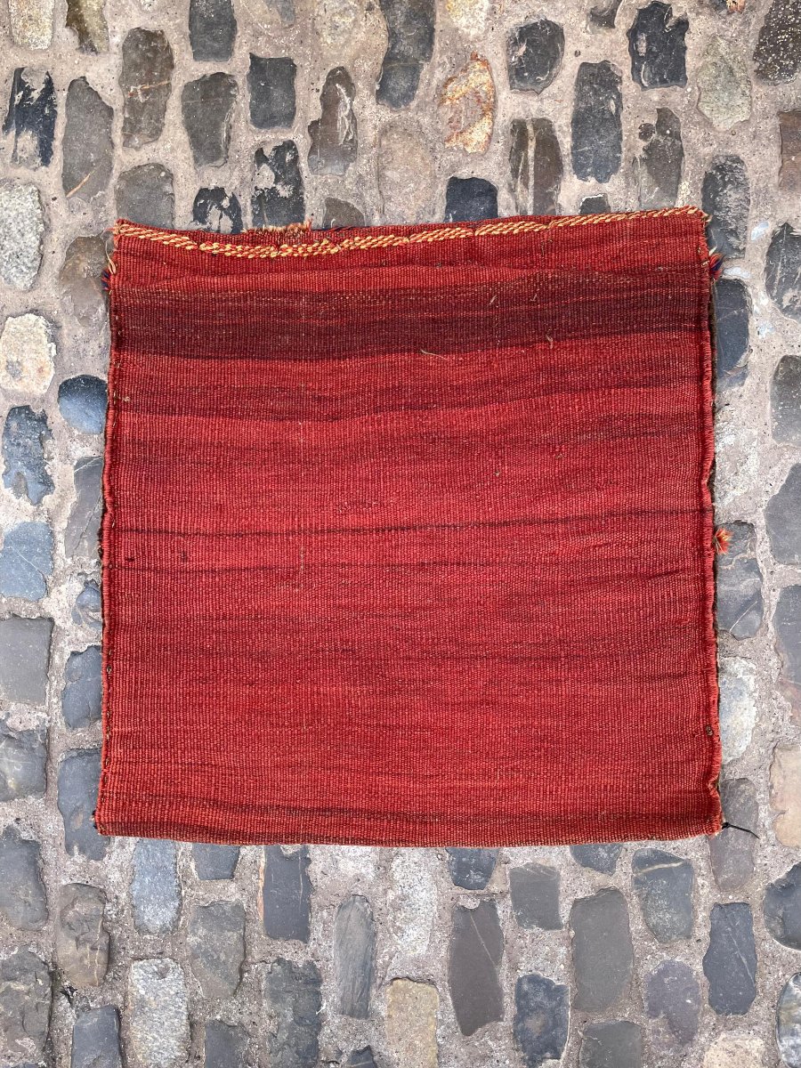 Khorjin (sacoche)  Qashqai. Perse. Circa 1880.  63 x 62 cm-photo-1
