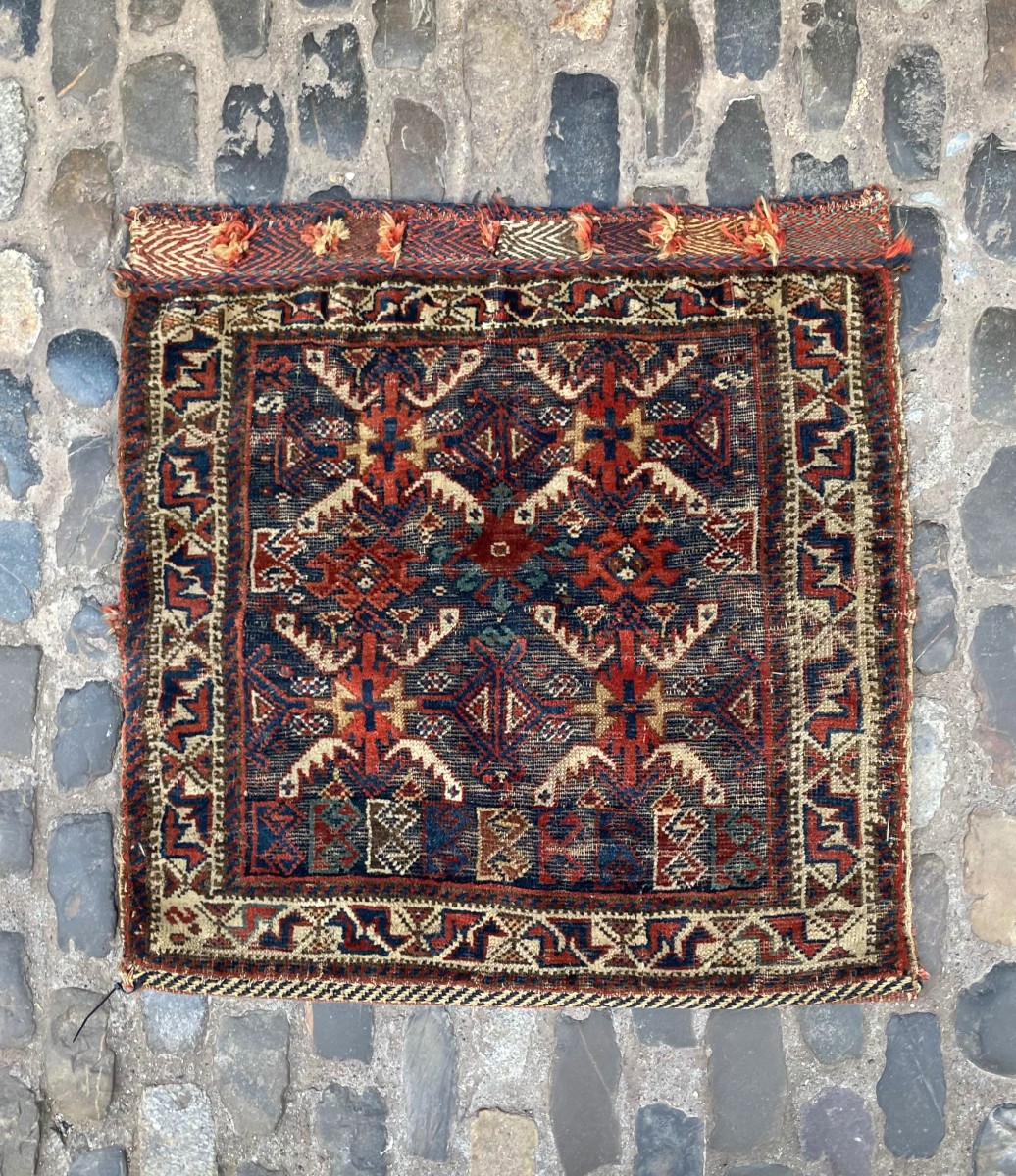 Khorjin (sacoche)  Qashqai. Perse. Circa 1880.  63 x 62 cm