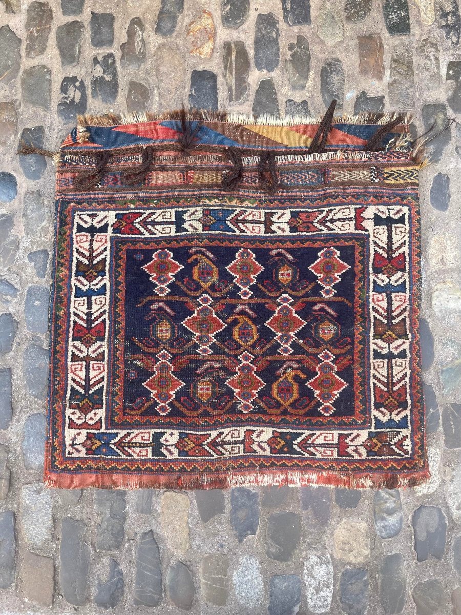 Khorjin (satchel) Qashqai. Persia. Circa 1880. 72 X 70 Cm