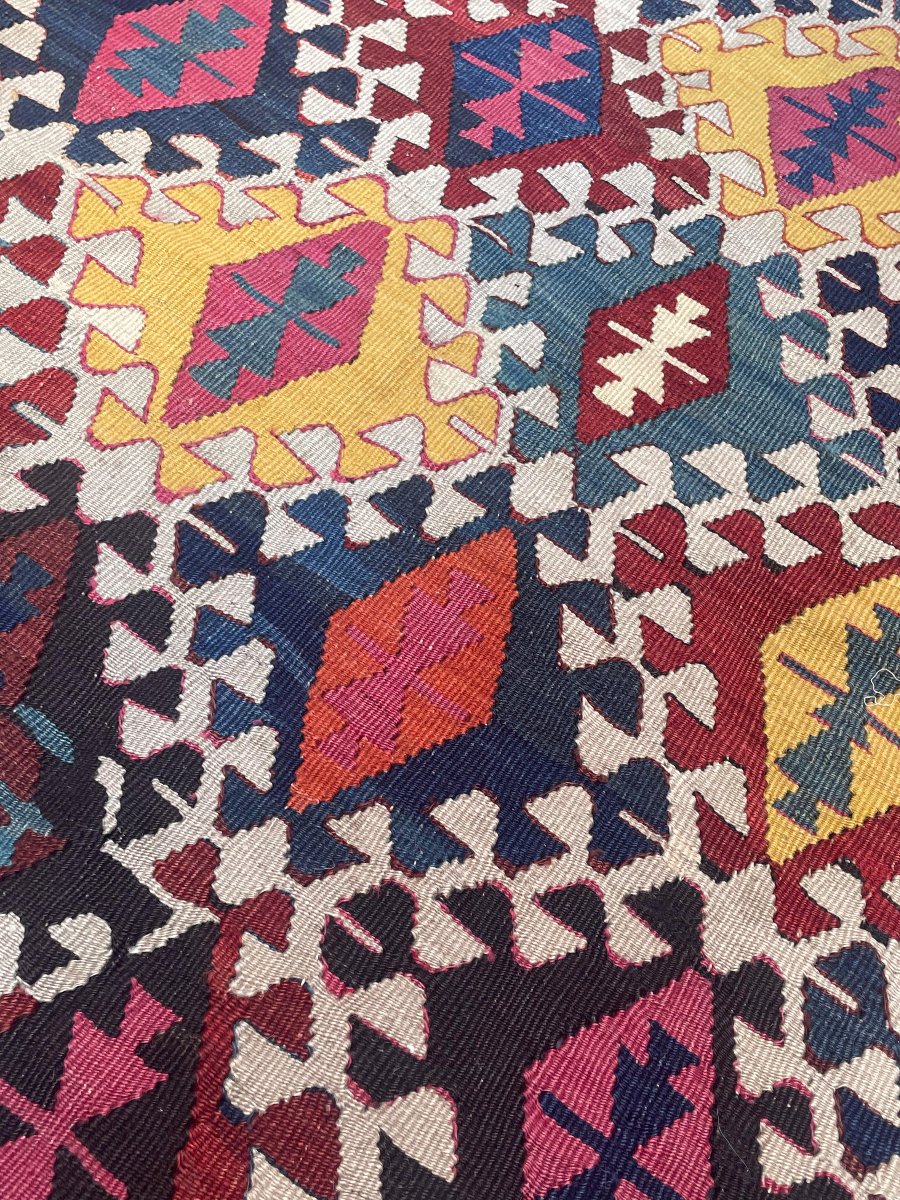 Kilim Monts Taurus. Anatolie. Circa 1900.  255 x 146 cm-photo-2