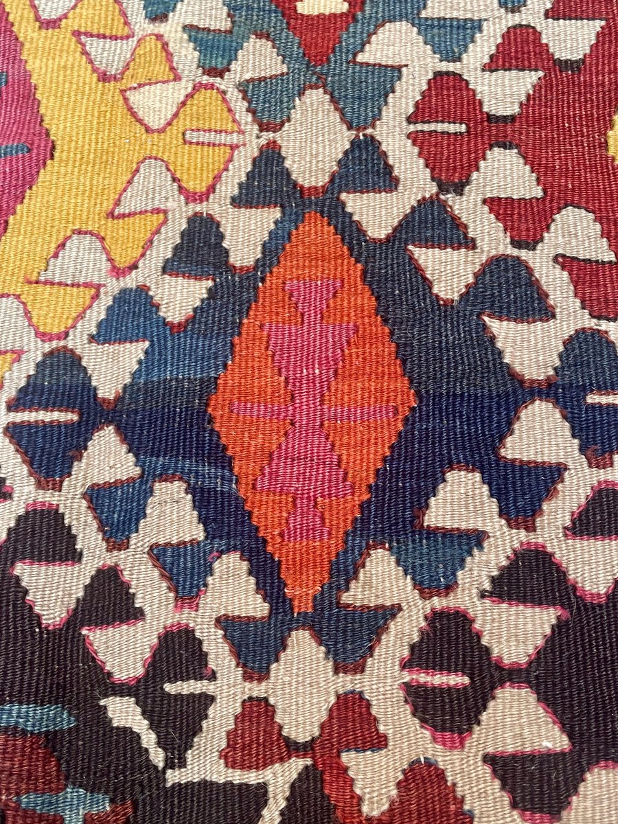 Kilim Monts Taurus. Anatolie. Circa 1900.  255 x 146 cm-photo-4