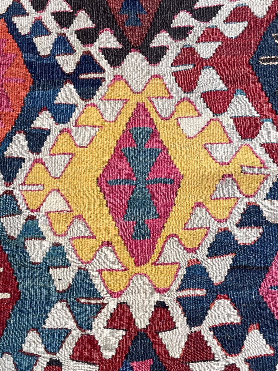 Kilim Monts Taurus. Anatolie. Circa 1900.  255 x 146 cm-photo-7