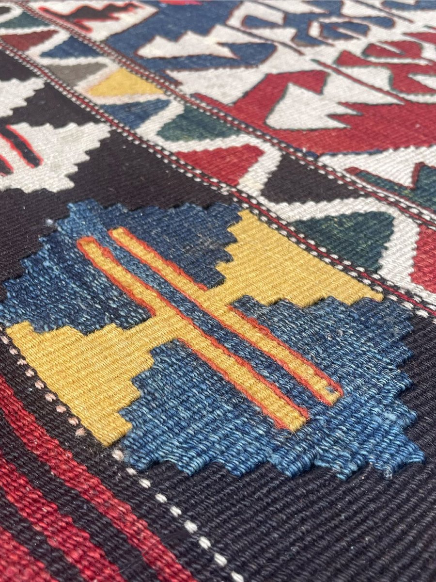 Kilim Monts Taurus. Anatolie. Circa 1900.  255 x 146 cm-photo-8