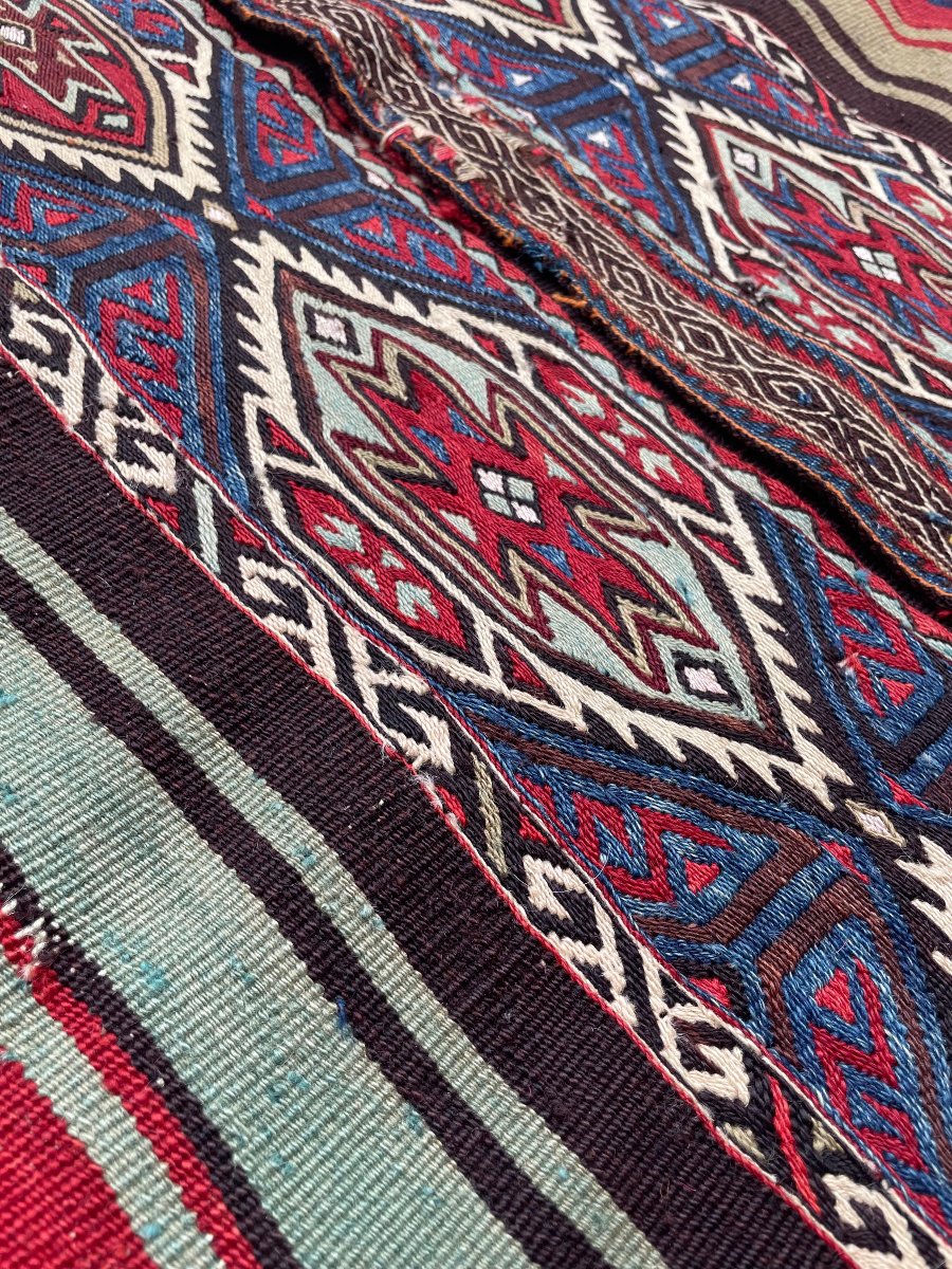 Kilim / Cuval Dazkiri. Anatolia. Circa 1870. 156 X 107 Cm-photo-4