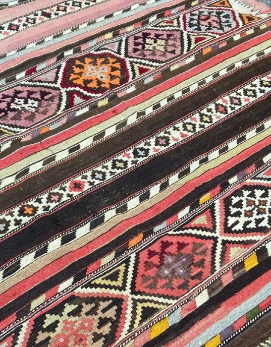 Kilim Shirvan - Caucasus. Circa 1920. 325 X 162 Cm