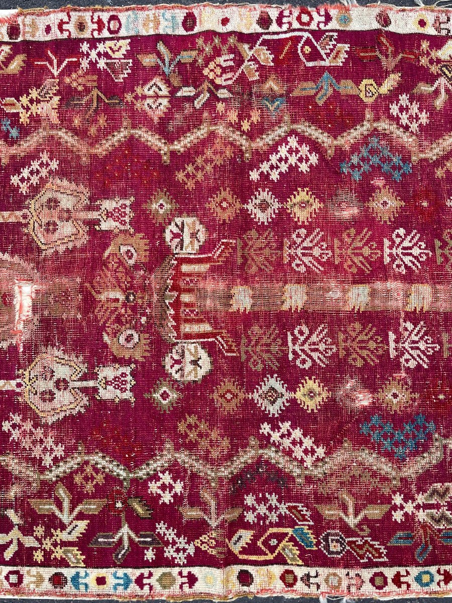 Tapis Yörük - Konya. Anatolie. Circa 1900. 170 x 105 cm-photo-4