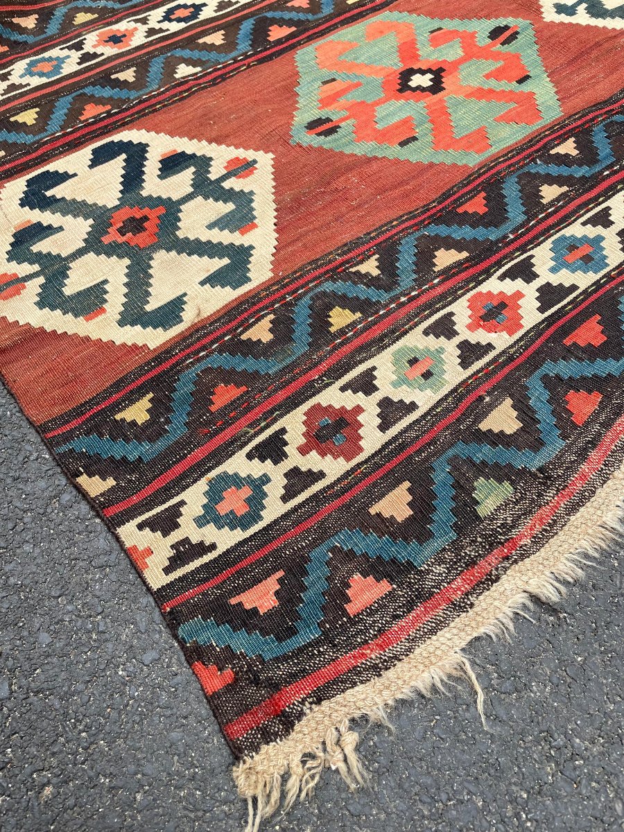 Kilim Kazak. Caucasus. Circa 1900. 280 X 165 Cm-photo-2