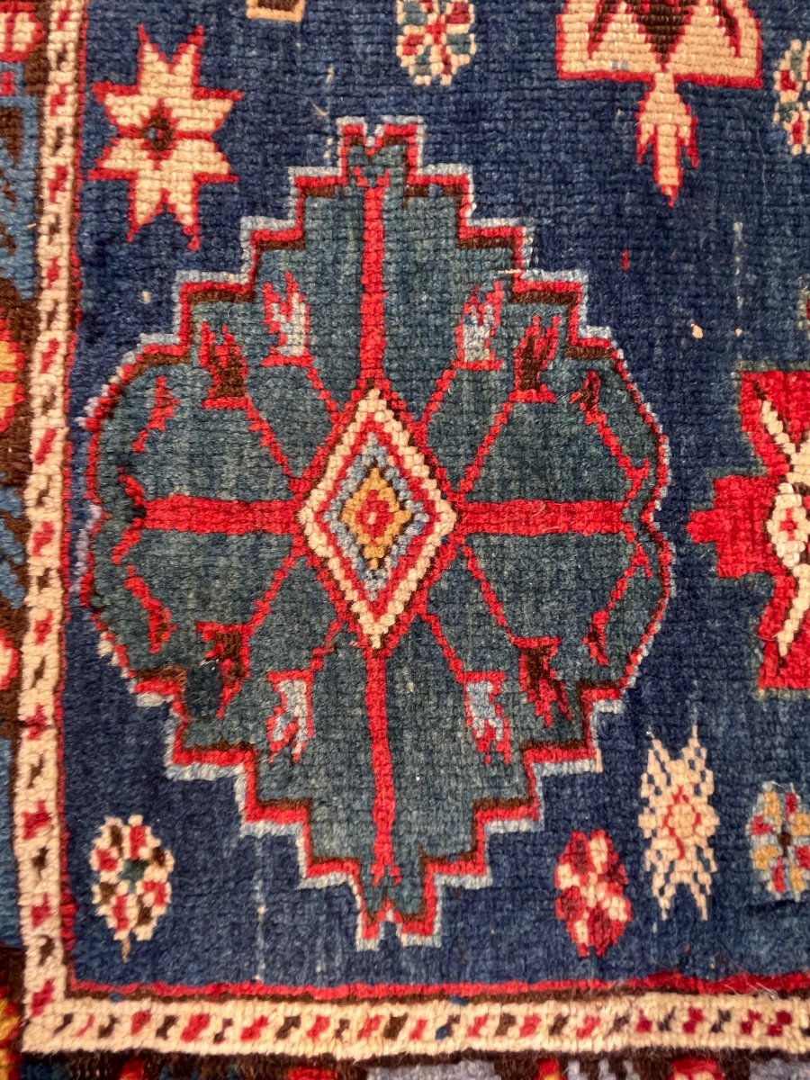 Shirvan Carpet - Caucasus. Circa 1880. 195 X 135 Cm-photo-4