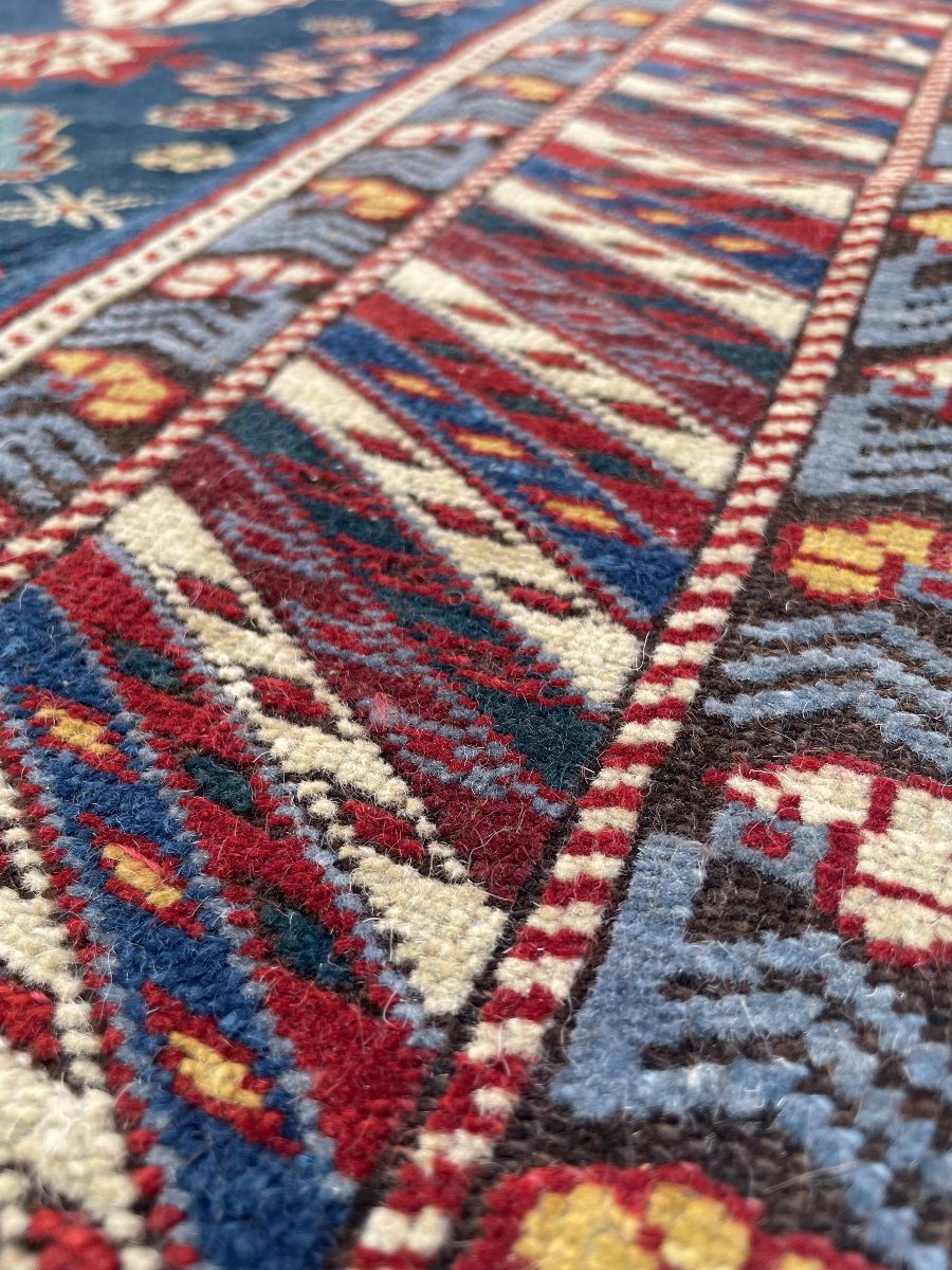 Shirvan Carpet - Caucasus. Circa 1880. 195 X 135 Cm-photo-6