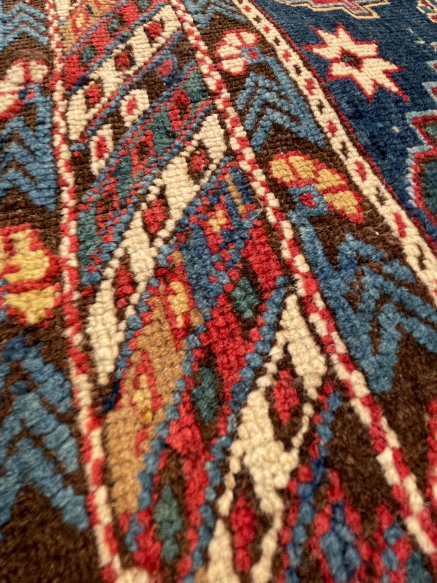 Shirvan Carpet - Caucasus. Circa 1880. 195 X 135 Cm-photo-8