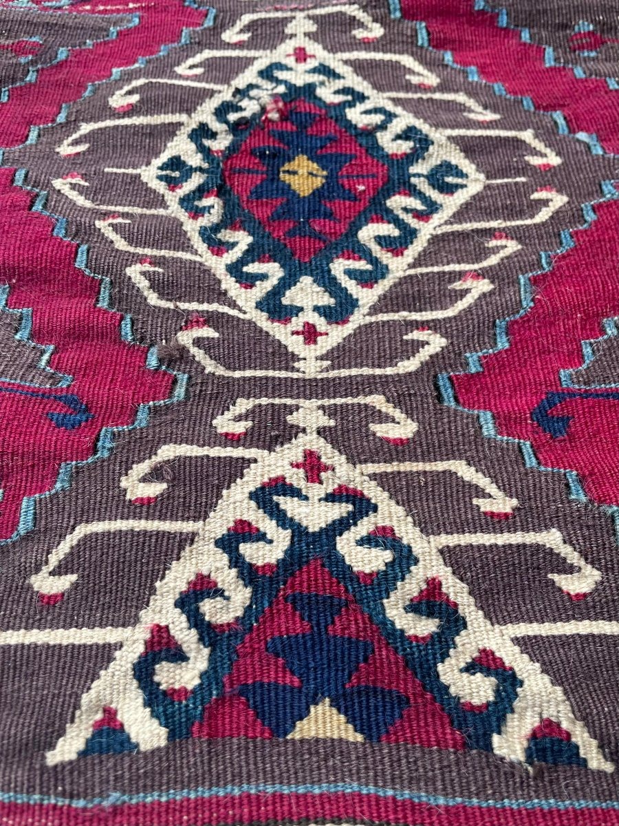 Kilim Reyhanlı. Anatolia. Circa 1870. 277 X 81 Cm-photo-2