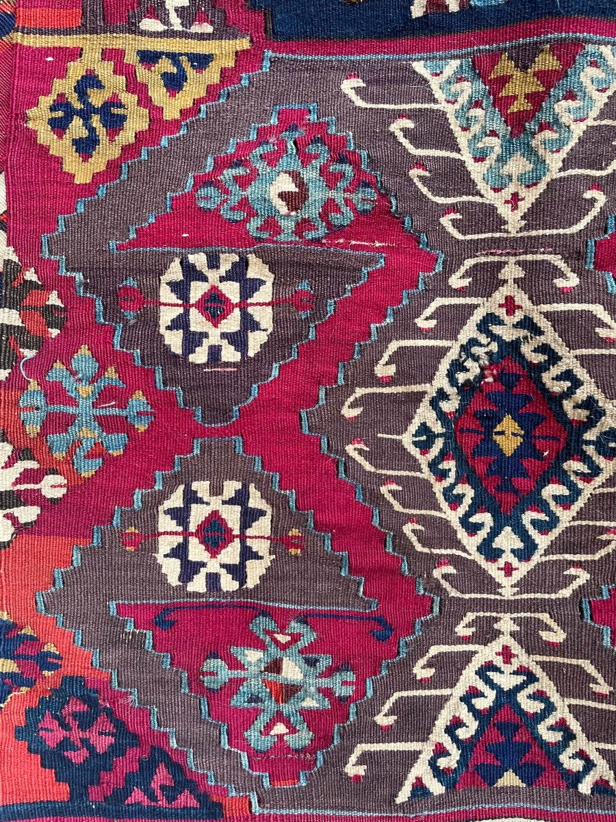 Kilim Reyhanlı. Anatolia. Circa 1870. 277 X 81 Cm