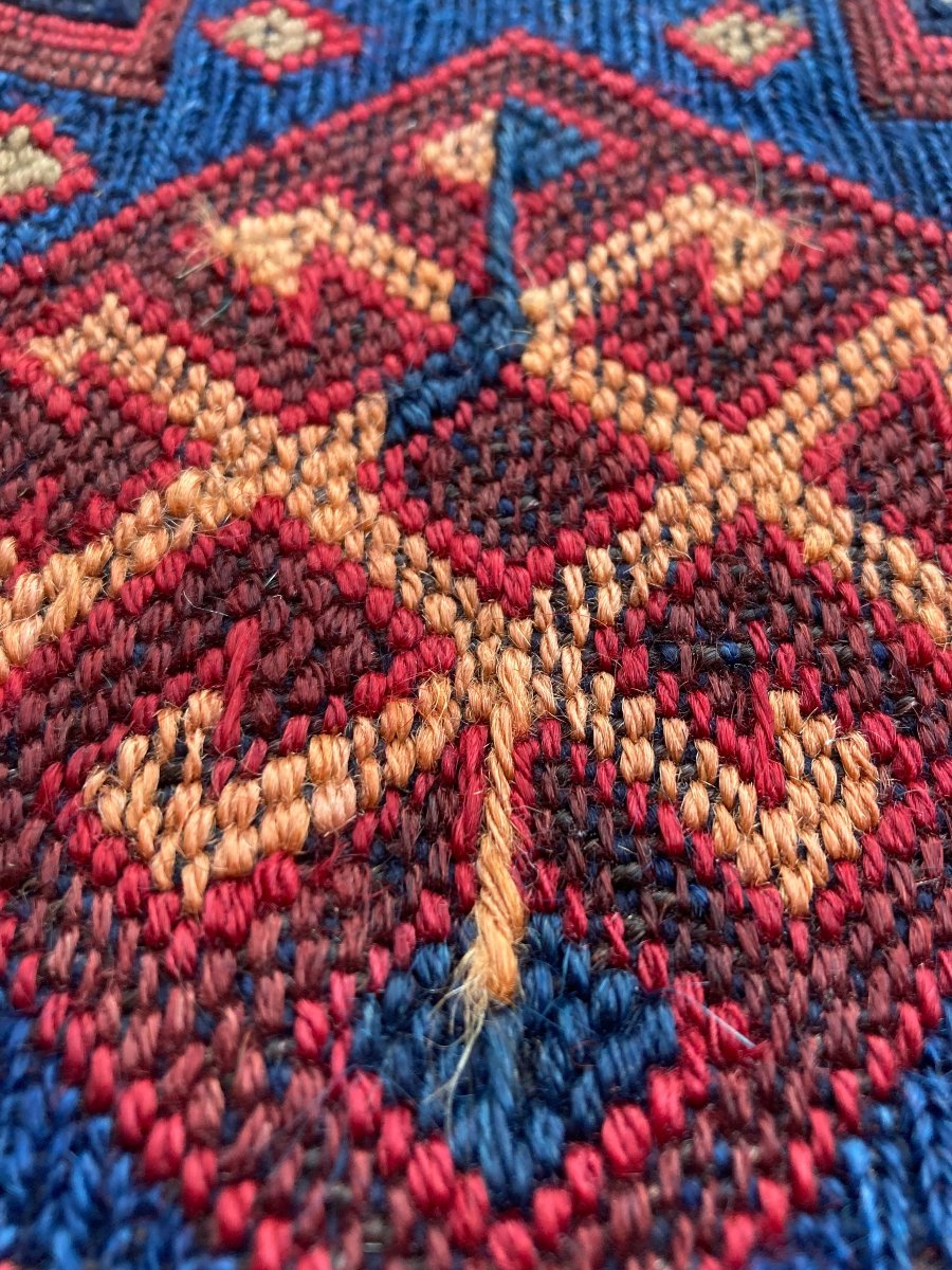 Kilim - Cuval. Anatolia. Circa 1920. 140 X 110 Cm-photo-3