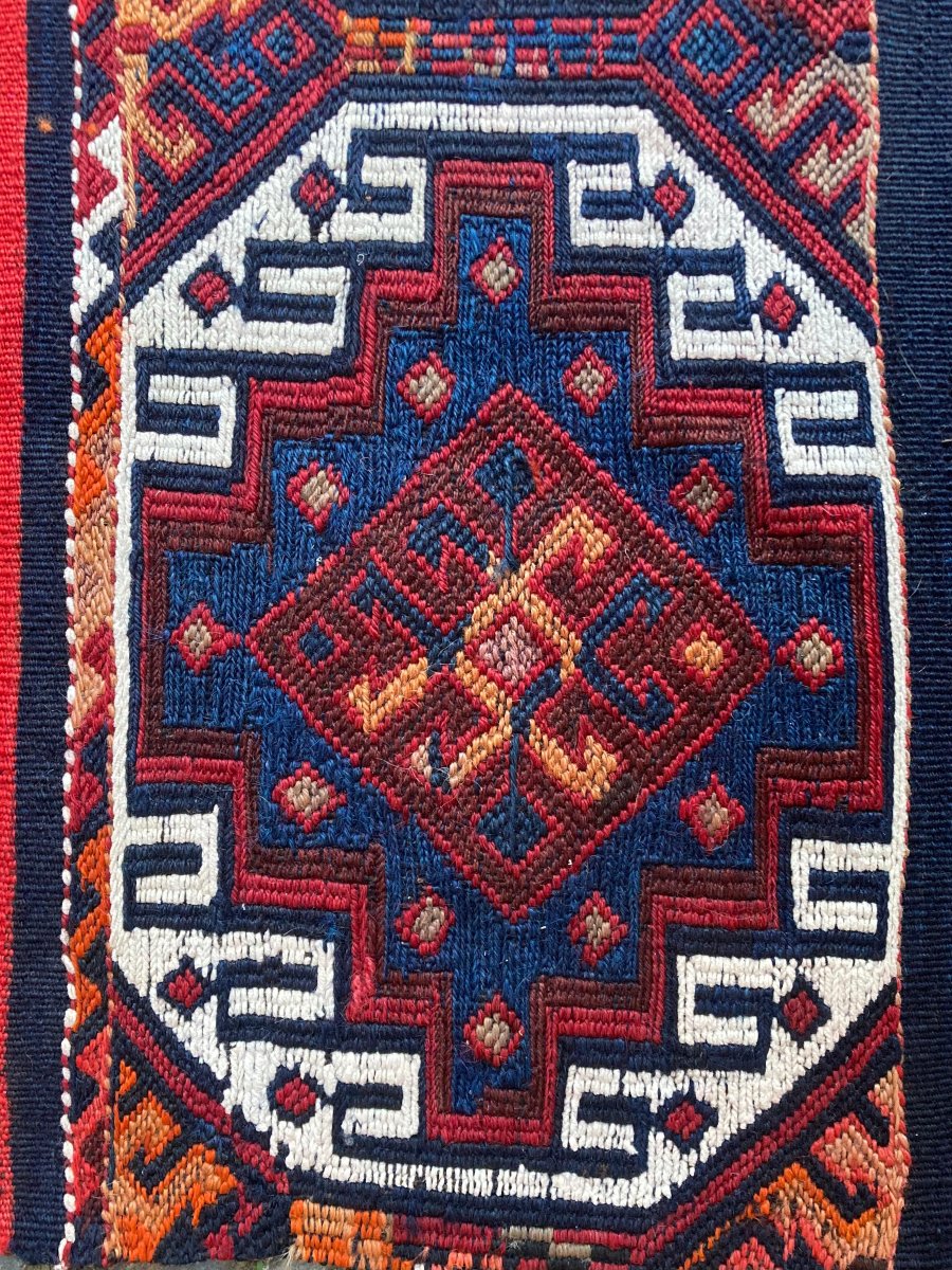 Kilim - Cuval. Anatolia. Circa 1920. 140 X 110 Cm-photo-1