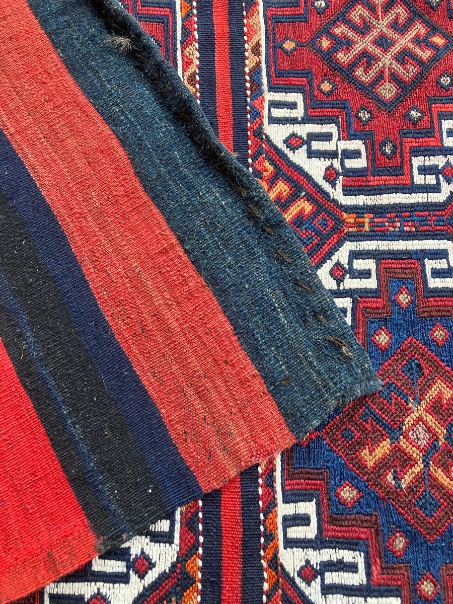 Kilim - Cuval. Anatolia. Circa 1920. 140 X 110 Cm-photo-2
