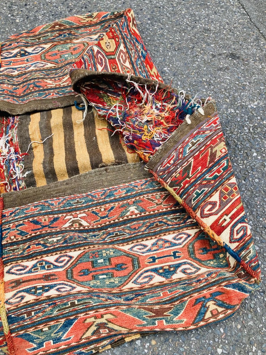 Maffrash Karabakh. Armenia. Caucasus. Circa 1850. 100 X 50 X 40 Cm-photo-3