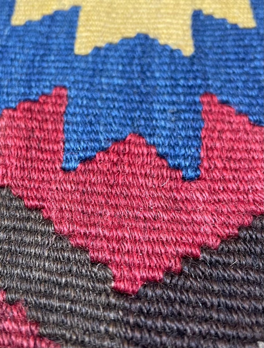 Qashqai Kilim - Veramin. Persia. Circa 1880. 350 X 145 Cm-photo-3