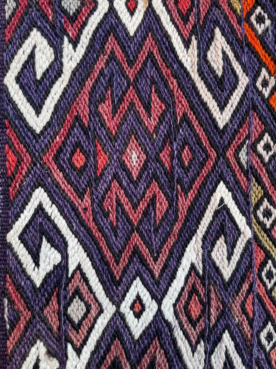 Cuval (grain Sack). Maraş, Anatolia. Circa 1950. 150 X 115 Cm-photo-3