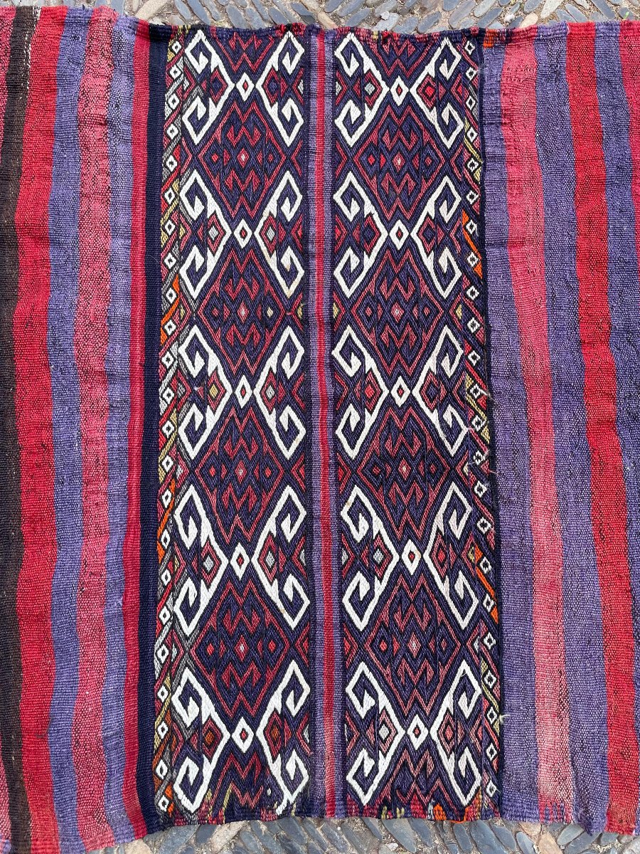 Cuval (grain Sack). Maraş, Anatolia. Circa 1950. 150 X 115 Cm