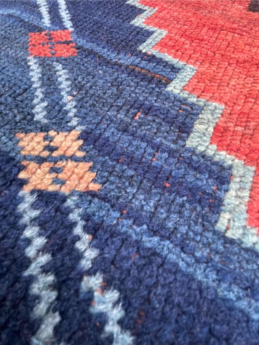 Tapis Kazak. Caucase. Circa 1900. 215 x 152 cm-photo-1