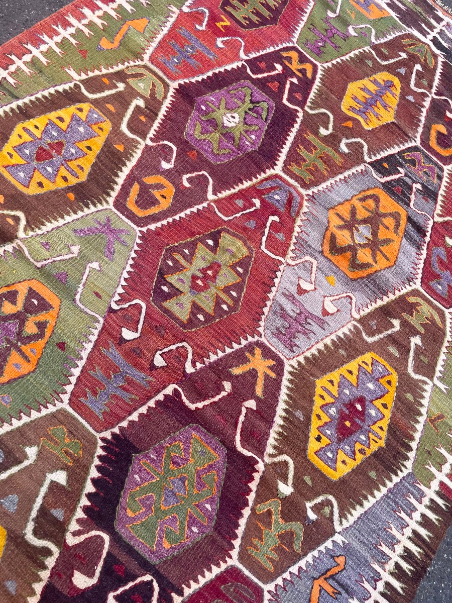 Kilim Barak - Anatolie. Circa 1960. 280 x 150 cm-photo-3