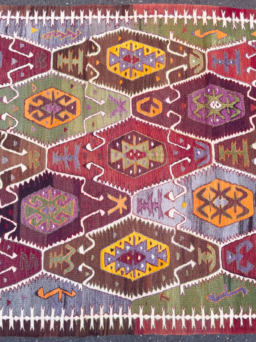 Kilim Barak - Anatolie. Circa 1960. 280 x 150 cm-photo-4