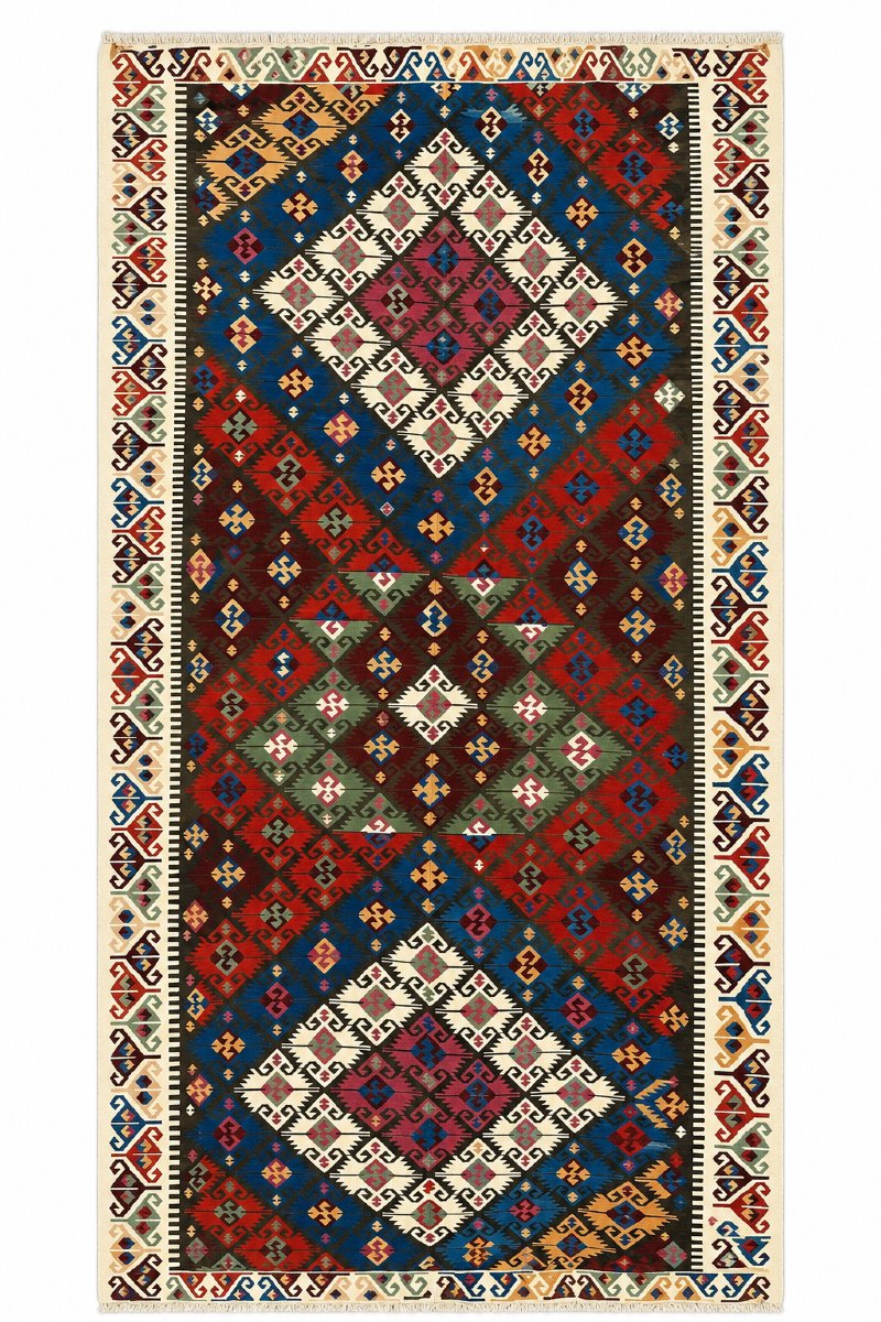 Kilim Konya. Centre de l'Anatolie. Circa 1880. 420 x 168 cm