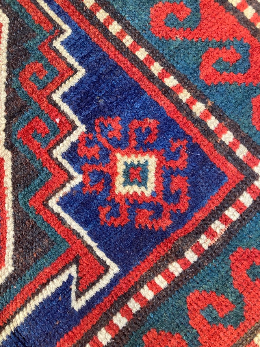 Kazak Rug. Caucasus. Circa 1900. 190 X 104 Cm-photo-3