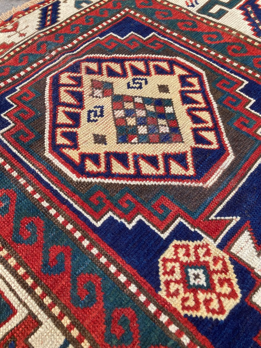 Kazak Rug. Caucasus. Circa 1900. 190 X 104 Cm-photo-7