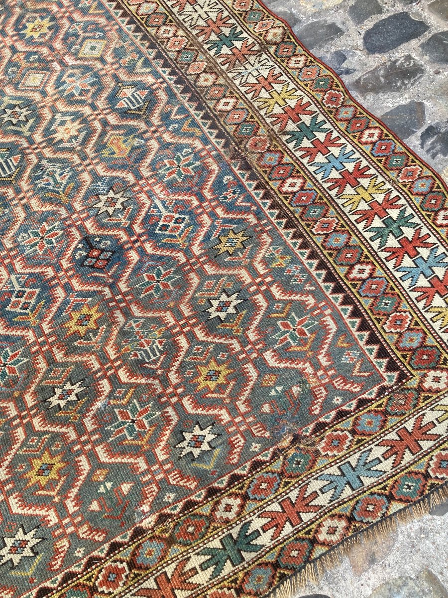 Tapis SHIRVAN - Caucase. Circa 1880. 150 x 104 cm-photo-3