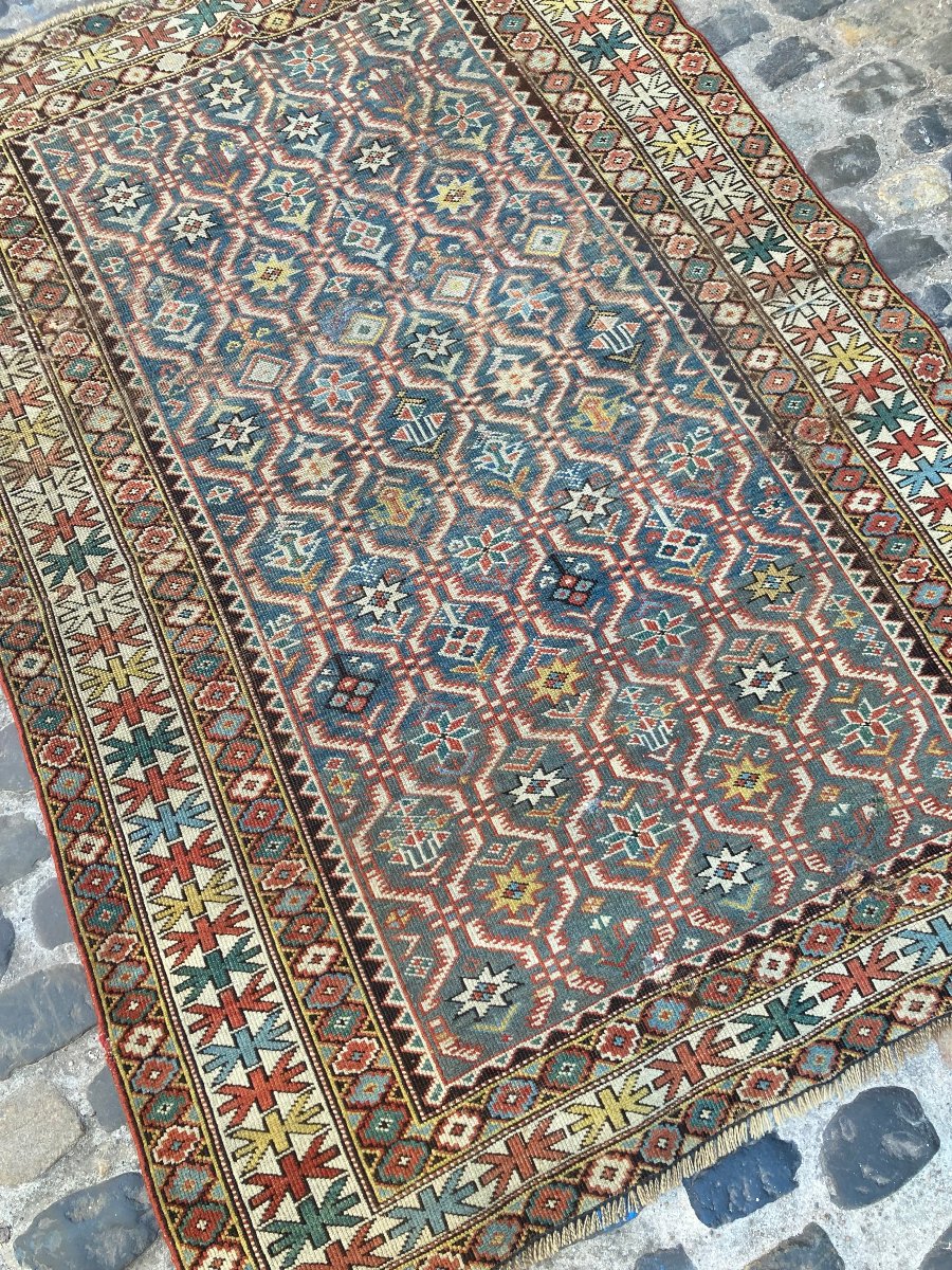 Tapis SHIRVAN - Caucase. Circa 1880. 150 x 104 cm-photo-1