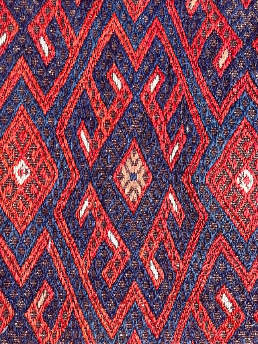 Kilim Turkmène / Yomud. Début 20 ième. 355 x 108 cm